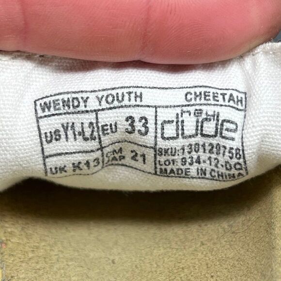 Hey Dude Wendy Slip On Shoes Girl's 1 Cheetah Print Pink Comfort Casual Sneakers - Picture 11 of 11